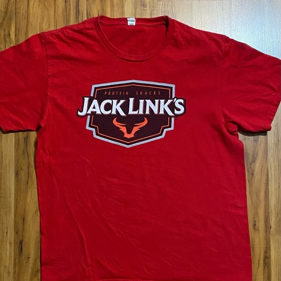 Port and Company Men’s Jack Link’s Short Sleeve T-Shirt Size Large - Picture 2 of 14